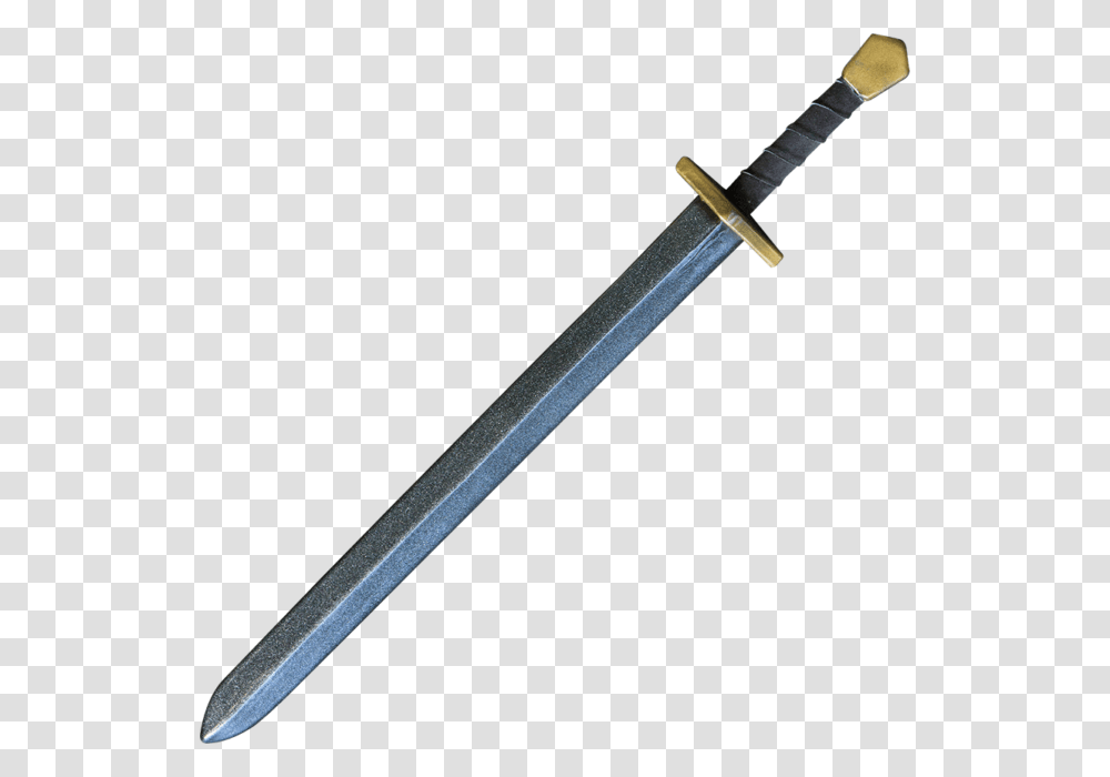 Larp Simple Medieval Sword, Blade, Weapon, Weaponry, Knife Transparent Png