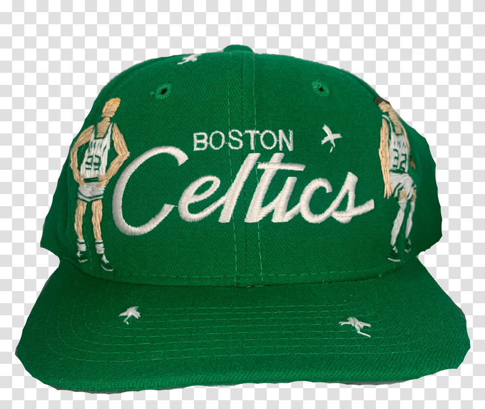 Larry Bird And Kevin Mchale Vintage Celtics Hat For Baseball, Clothing, Apparel, Baseball Cap Transparent Png