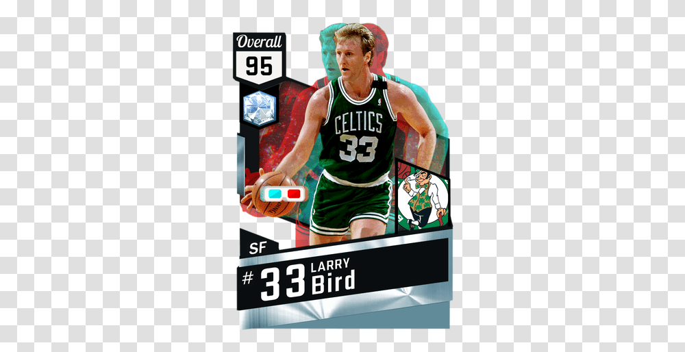 Larry Bird Patrick Ewing 2k Card, Advertisement, People, Person, Human Transparent Png