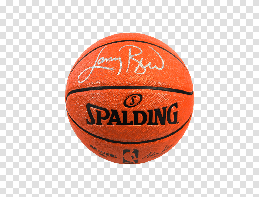 Larry Bird Signed Spalding Nba Basketball Spalding, Sport, Sports, Team Sport, Helmet Transparent Png