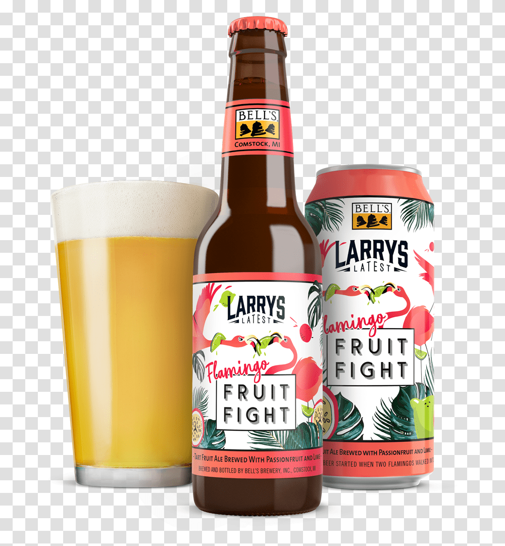 Larry's Latest Flamingo Fruit Fight Bells Flamingo Fruit Fight, Beer, Alcohol, Beverage, Drink Transparent Png