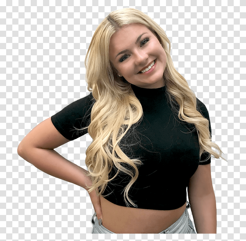 Las Vegas Hair Extensions Lady, Clothing, Person, Sleeve, Blouse Transparent Png