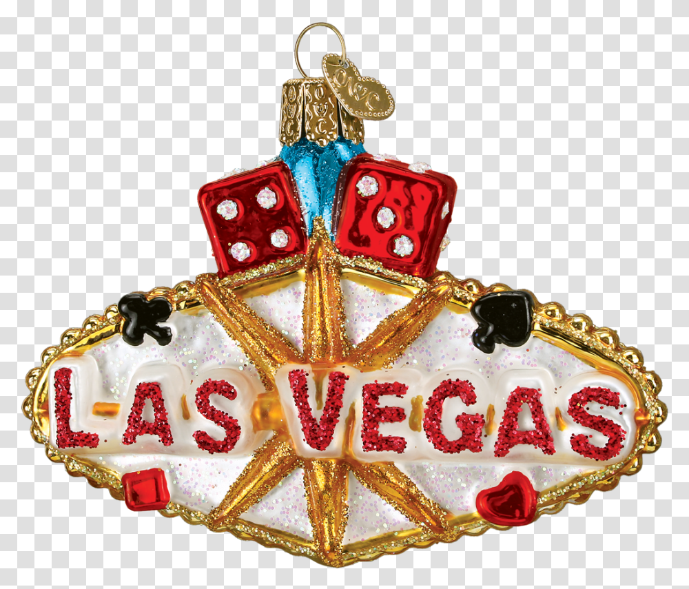 Las Vegas Sign Glass Ornament Casino Chips And Christmas, Birthday Cake, Theme Park, Amusement Park, Symbol Transparent Png