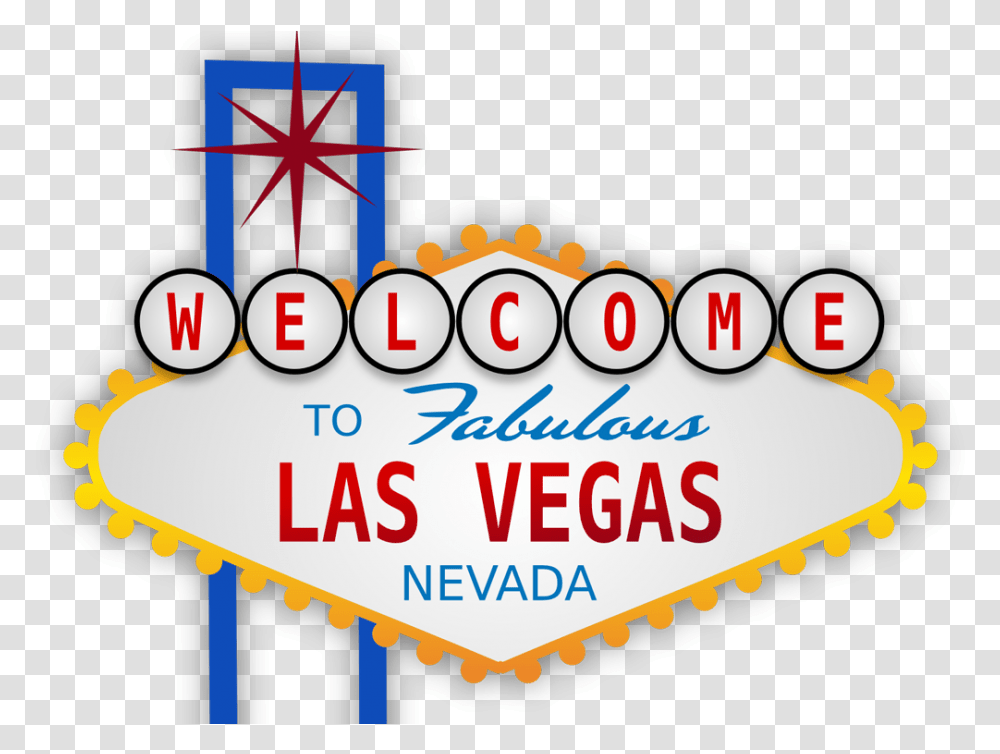 Las Vegas Sign, Lighting, Label Transparent Png