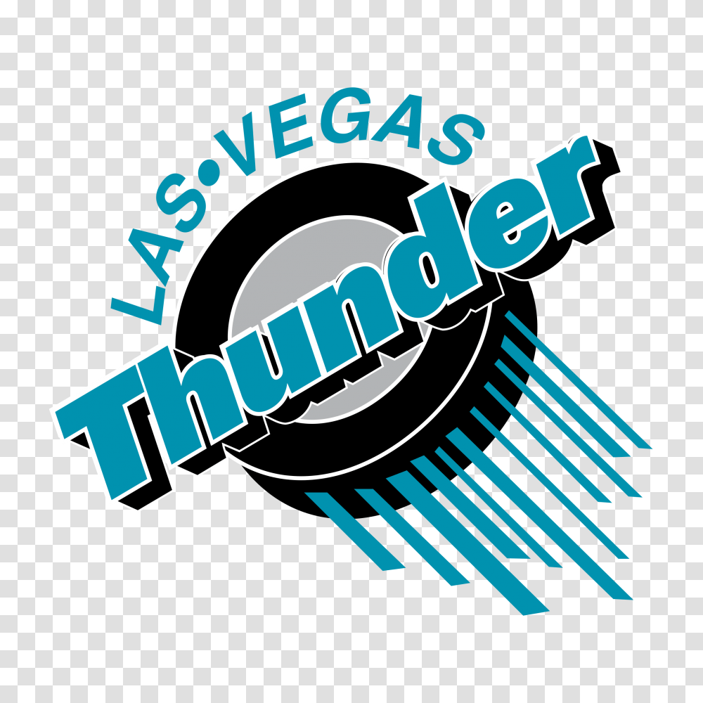 Las Vegas Thunder Logo Vector, Label Transparent Png