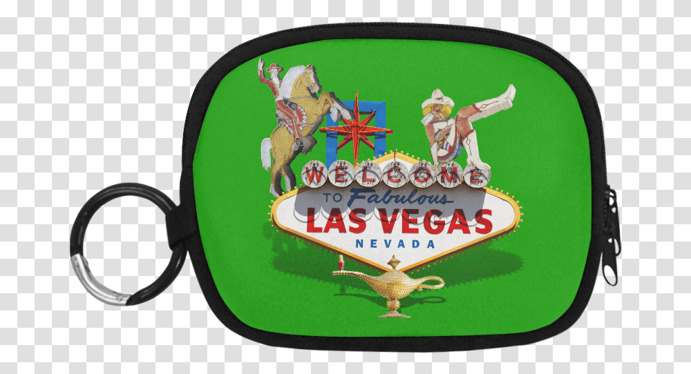 Las Vegas Welcome Sign Coin Purse Welcome To Las Vegas Sign, Logo, Person, Birthday Cake Transparent Png