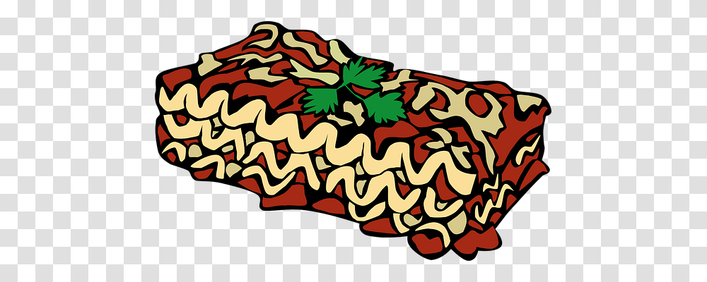 Lasagna Food, Graffiti Transparent Png