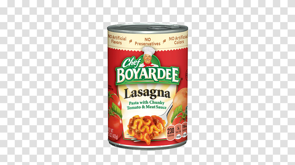 Lasagna Can Chef Boyardee, Canned Goods, Aluminium, Food, Tin Transparent Png