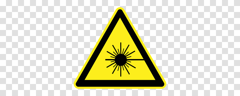 Laser Symbol, Triangle, Sign, Road Sign Transparent Png