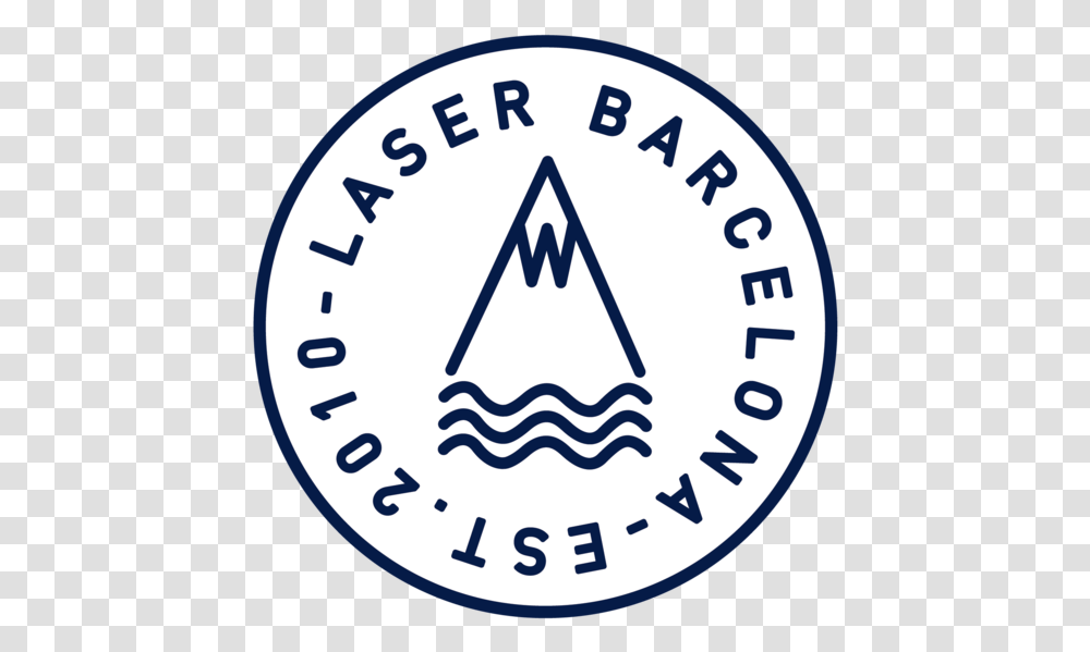 Laser Barcelona Circle, Logo, Symbol, Trademark, Label Transparent Png