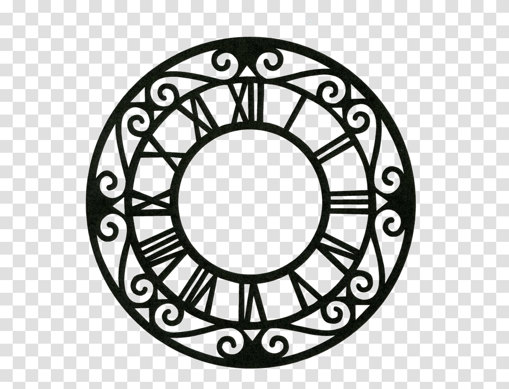 Laser Cutting Designs Clock, Rug, Hole, Spoke, Machine Transparent Png