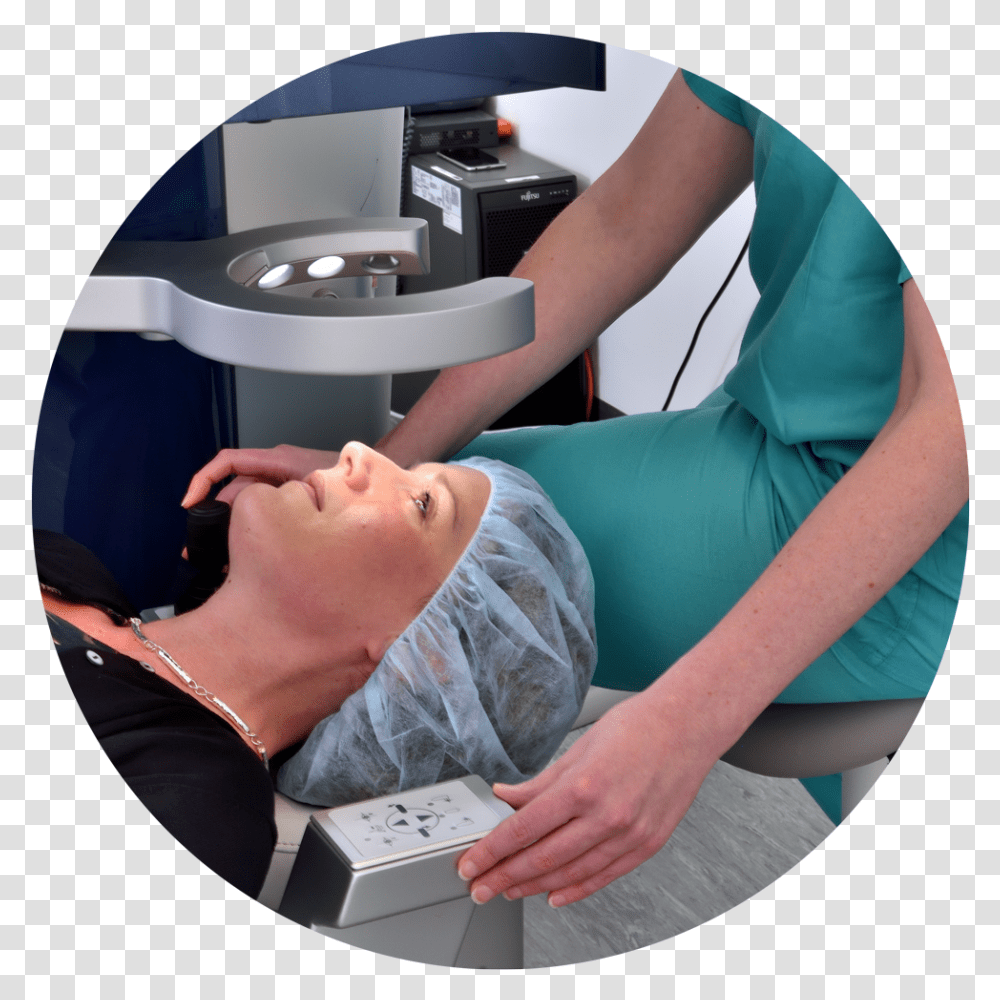 Laser Eye Surgery Procedure In Scotland Sleeper Chair, Person, Human, Clinic, Patient Transparent Png