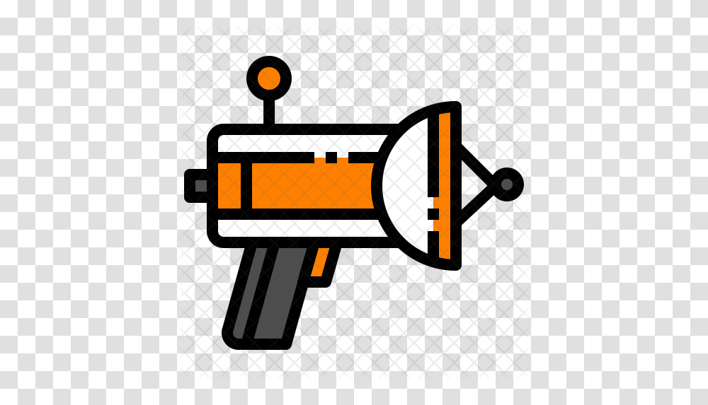 Laser Gun Icon Clip Art, Symbol, Grille, Buckle, Label Transparent Png