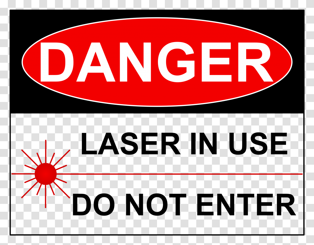 Laser In Use Clip Arts Danger, Outdoors, Nature, Label Transparent Png
