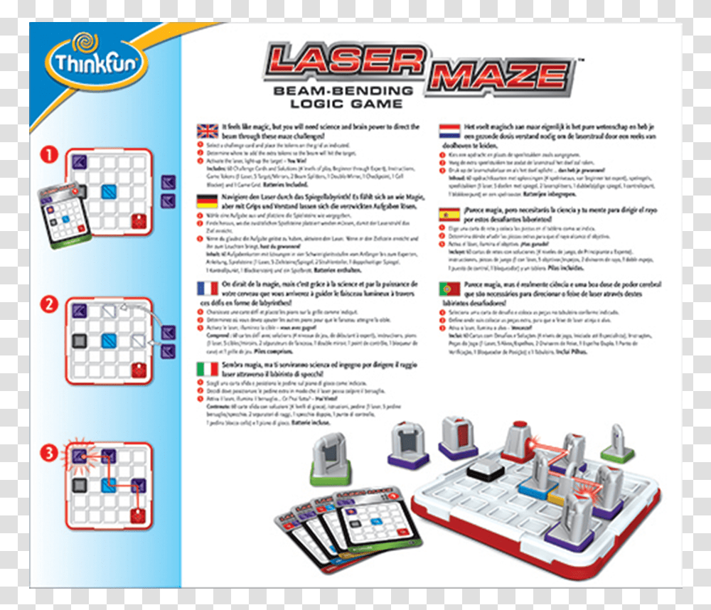 Laser MazeClass Thinkfun Laser Maze Logic Game And Stem Toy, Flyer, Poster, Paper, Advertisement Transparent Png