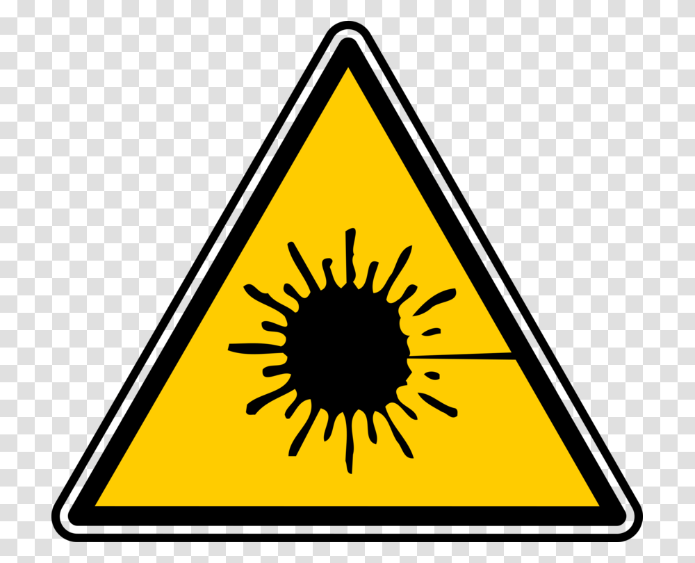 Laser Tag Symbol Download Radiation, Triangle, Sign, Logo, Trademark Transparent Png