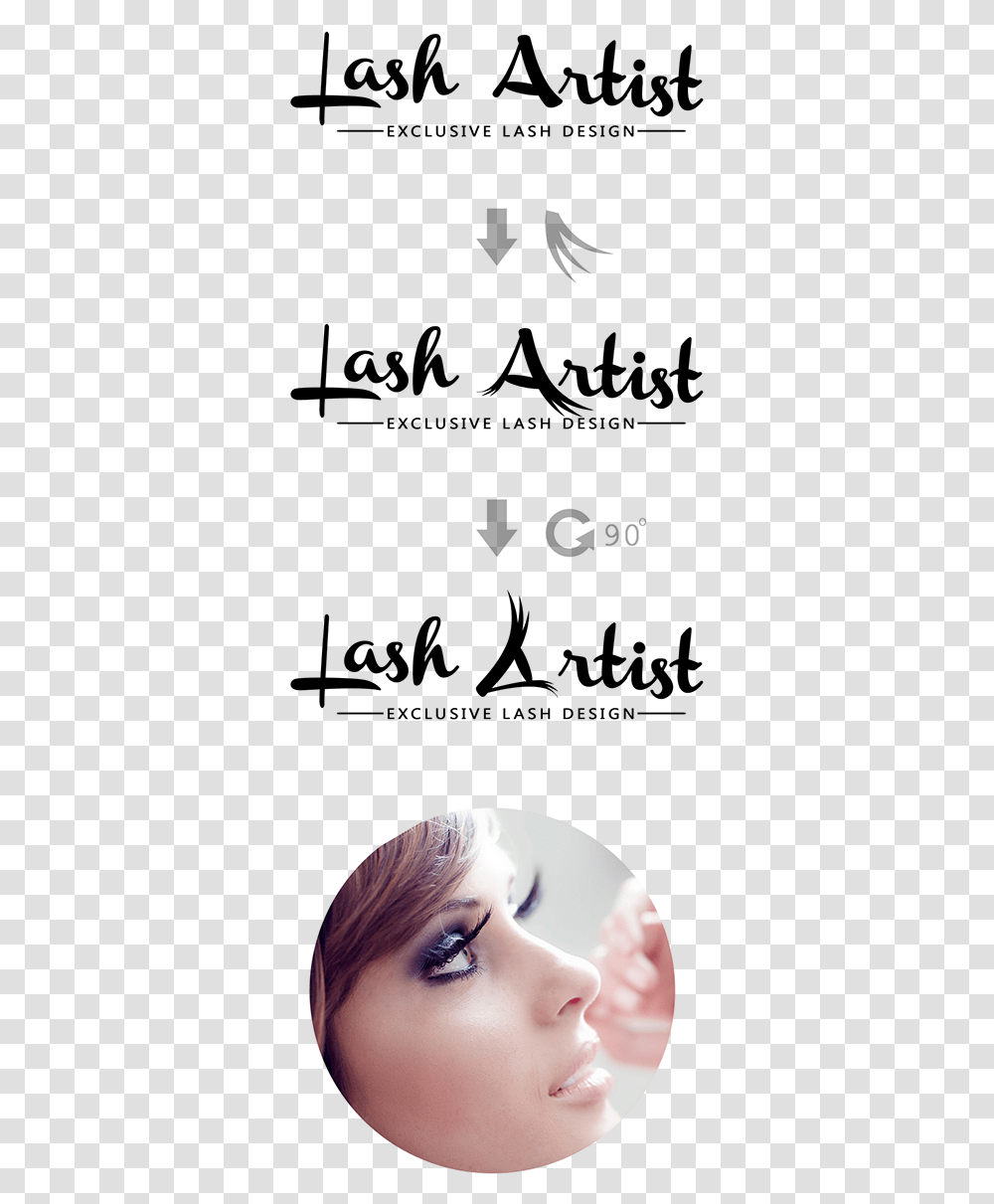 Lash Artist Logo Poster, Person, Human, Nature, Outdoors Transparent Png