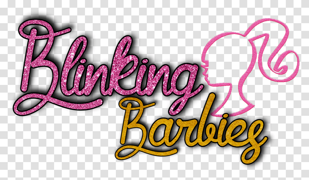 Lashes Blinking Barbies Calligraphy, Text, Word, Alphabet, Dynamite Transparent Png