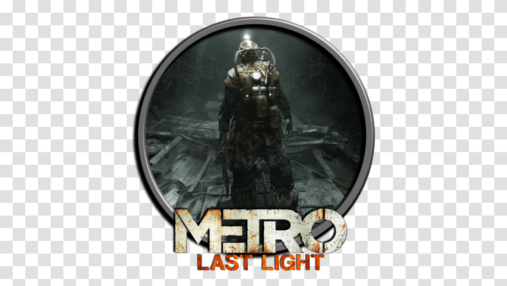 Last Light Pc Full Version Game Metro Last Light Trainer Steam, Person, Human, Halo, Poster Transparent Png