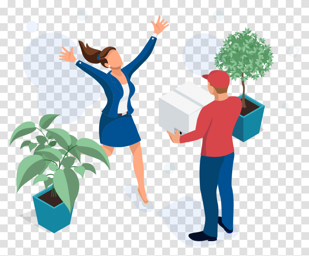 Last Mile Delivery Logistics Solutions Metapack Sharing, Person, Female, Girl, People Transparent Png