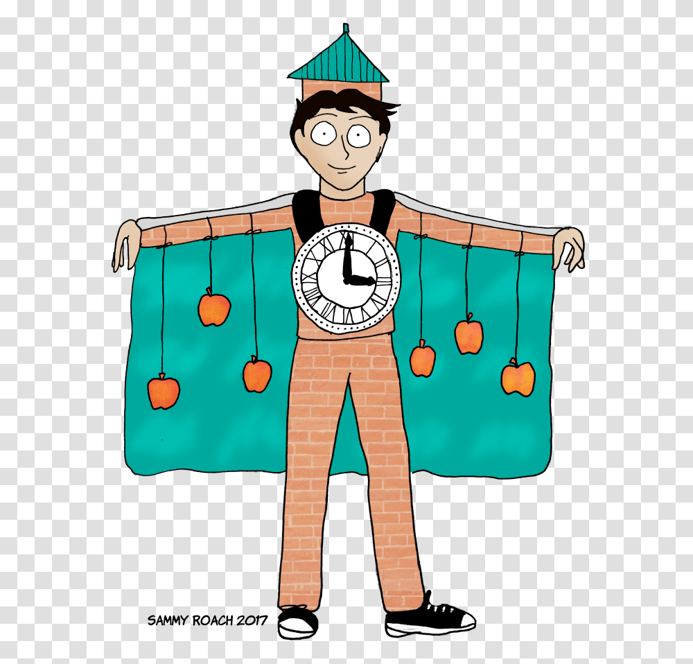 Last Minute London Inspired Halloween Costumes Happy, Clock Tower, Building, Text, Plot Transparent Png