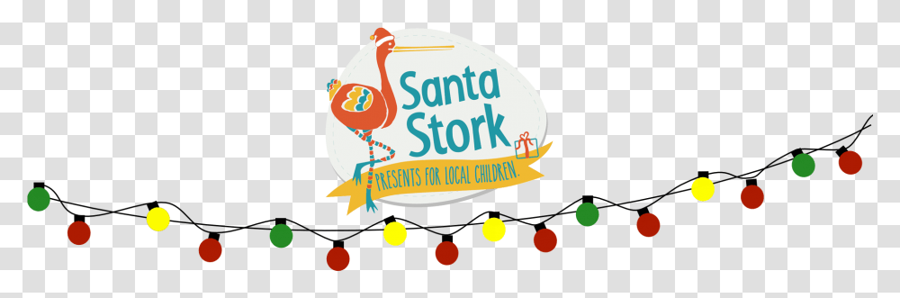 Last Year's Santa Stork Campaign Saw Brand New Presents Christmas String Lights, Advertisement, Poster, Paper, Flyer Transparent Png