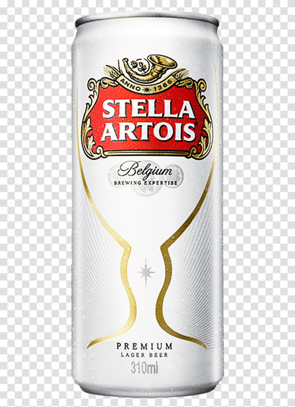 Lata Stella Artois, Alcohol, Beverage, Drink, Paper Transparent Png