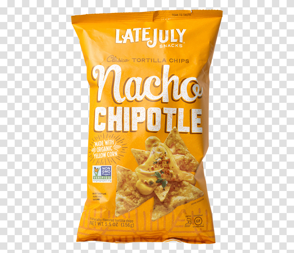 Late July Organic Tortilla Chips Chipotle, Food, Plant, Snack, Pizza Transparent Png