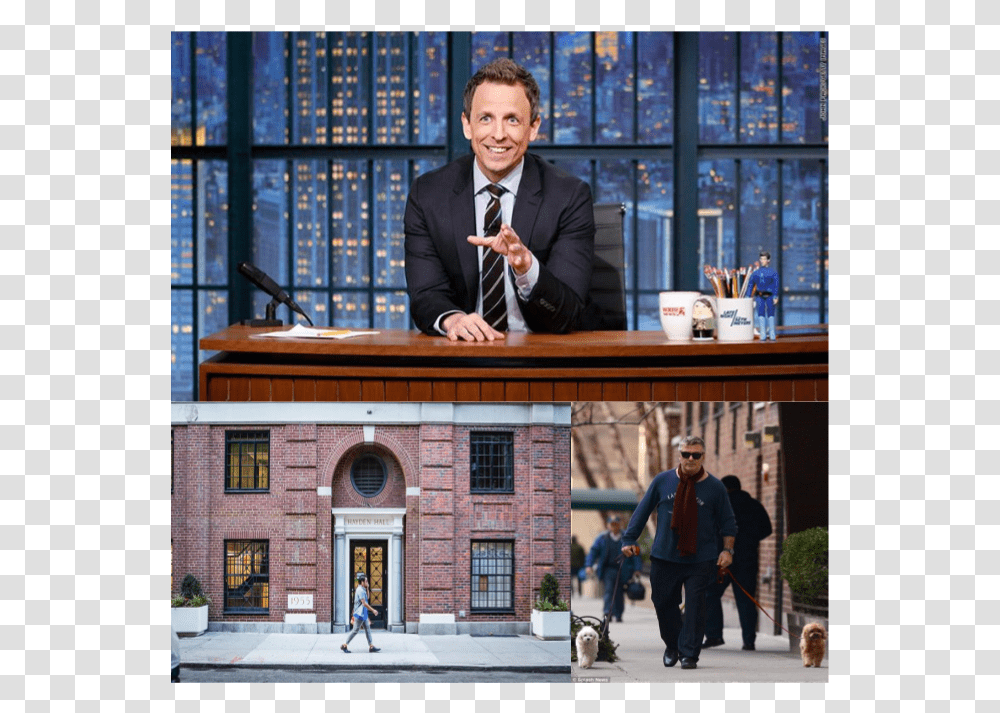 Late Night With Seth Meyers Hd, Person, Suit, Audience Transparent Png