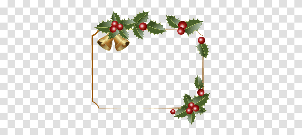 Latest Christmas Clipart Borders And Banners, Plant, Fruit, Food, Cherry Transparent Png