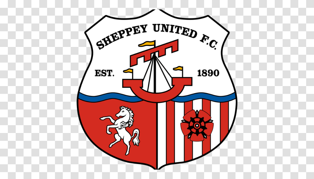 Latest News Sheppey United Football Club, Logo, Trademark, Armor Transparent Png