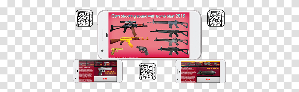 Latest Weapons Fire Sound Bomb Sounds 2019 Apps On Google Assault Rifle, Weaponry, Gun, Armory Transparent Png