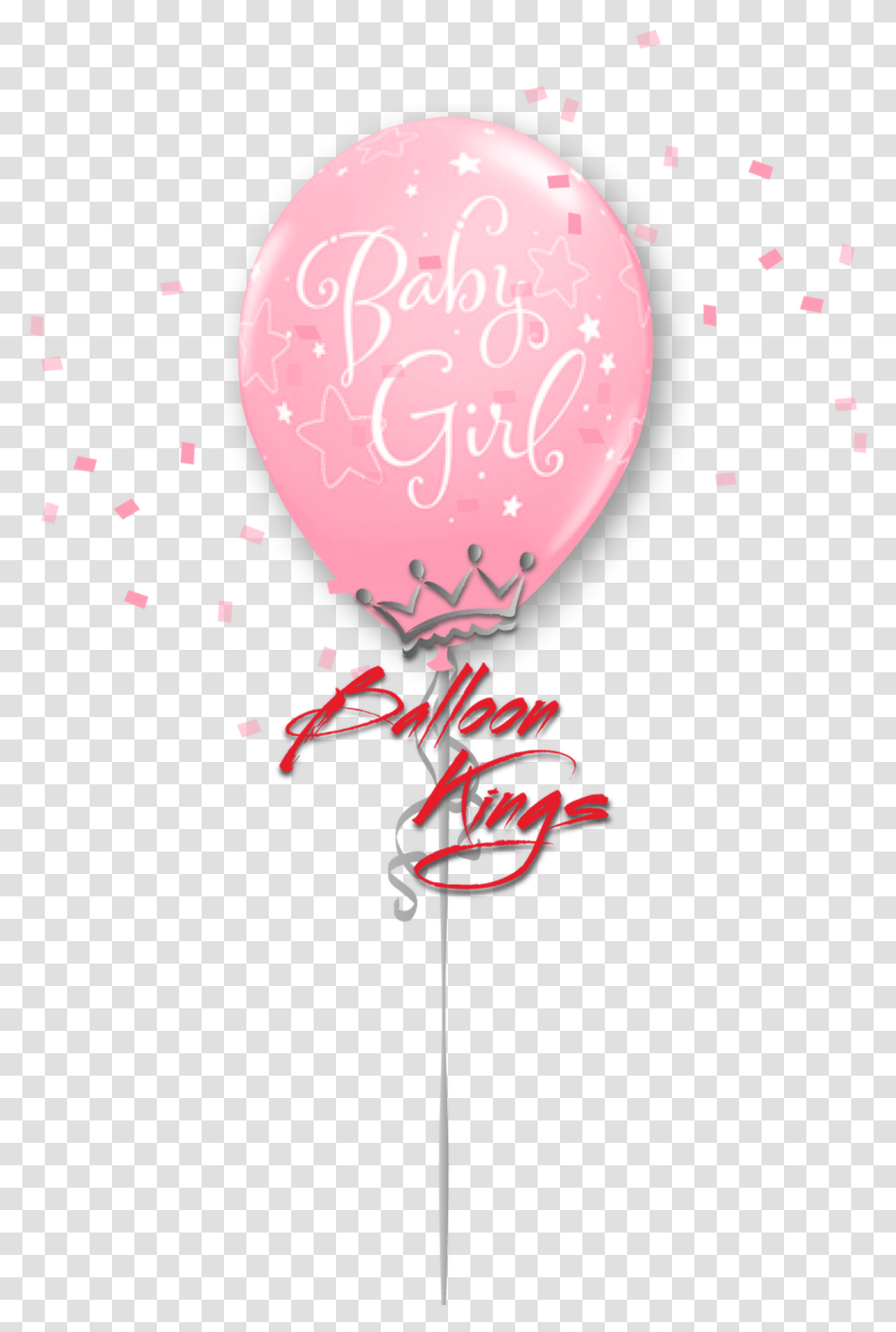 Latex Baby Girl Stars Pink Portable Network Graphics, Balloon, Paper, Glass, Heart Transparent Png