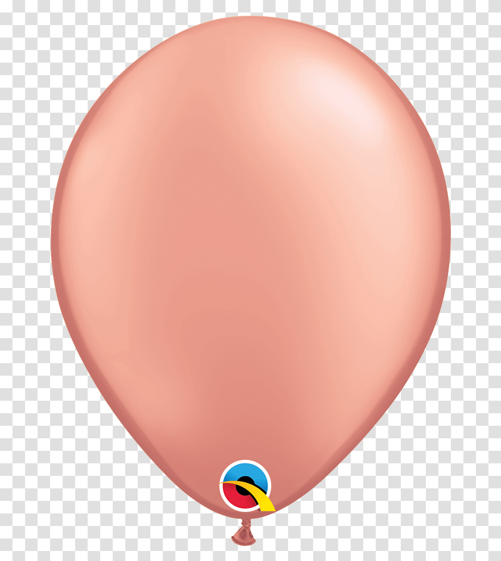 Latex Balloon Chrome Rose Gold Balloon Transparent Png