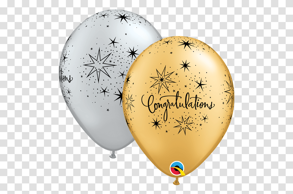 Latex Balloons Gold And Black Balloon, Photography Transparent Png