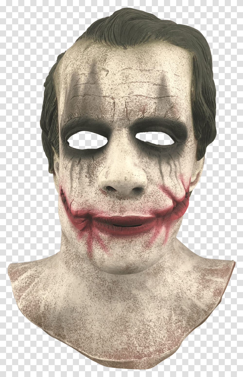 Latex Batman Joker Mask For Halloween Carnival Masquerade Original Cup, Head, Person, Human Transparent Png