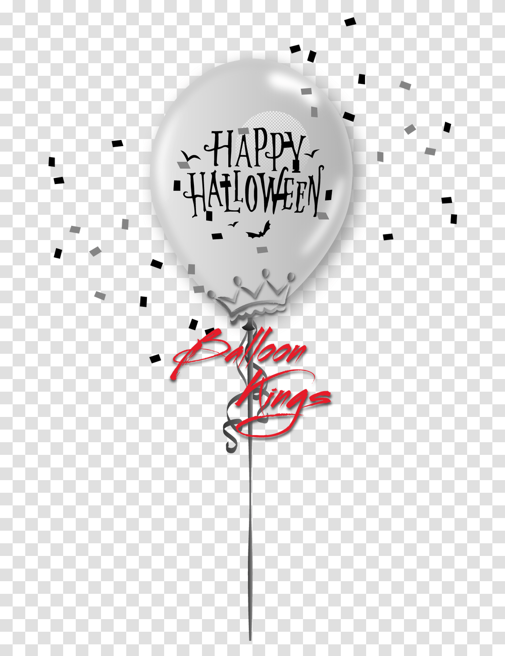 Latex Moon Amp Bat Silver Happy Birthday Clear, Balloon, Poster, Advertisement, Glass Transparent Png