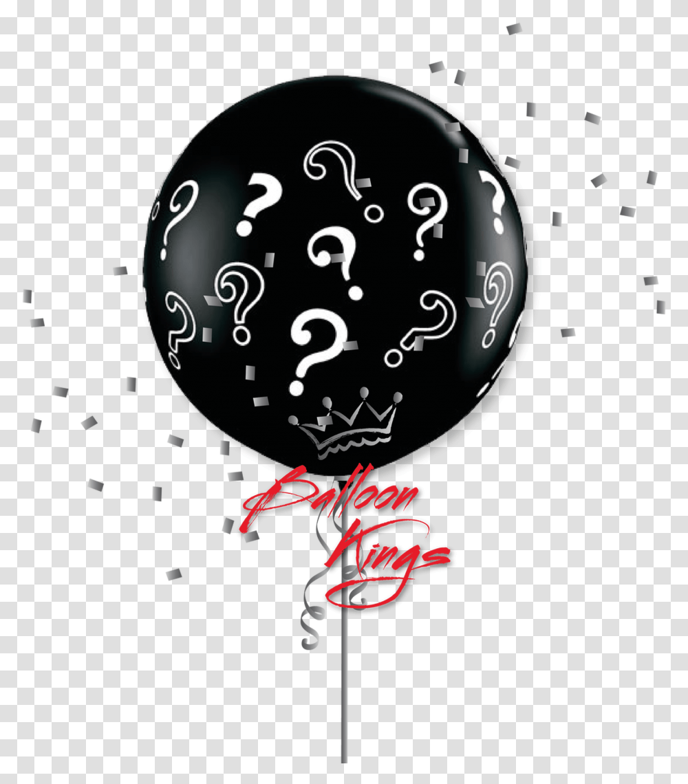 Latex Question Marks Baby Balloon Reveal Qualatex, Face, Astronomy Transparent Png