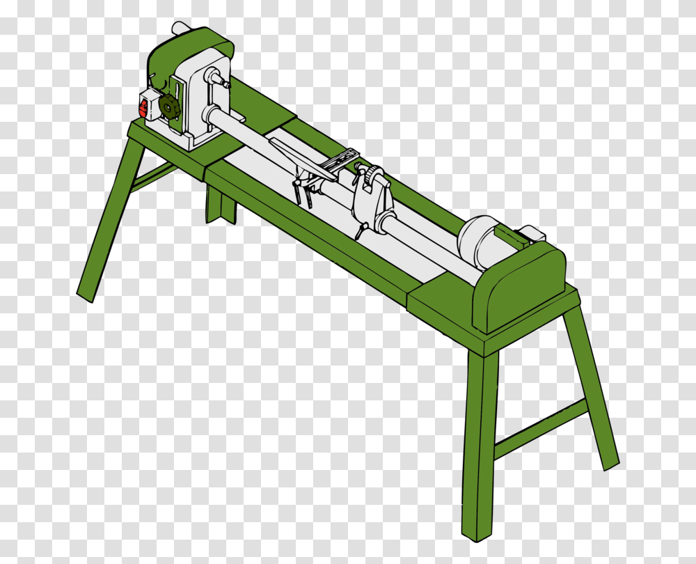 Lathe Turning Tool Workshop Carpenter, Furniture, Construction Crane, Bench, Table Transparent Png