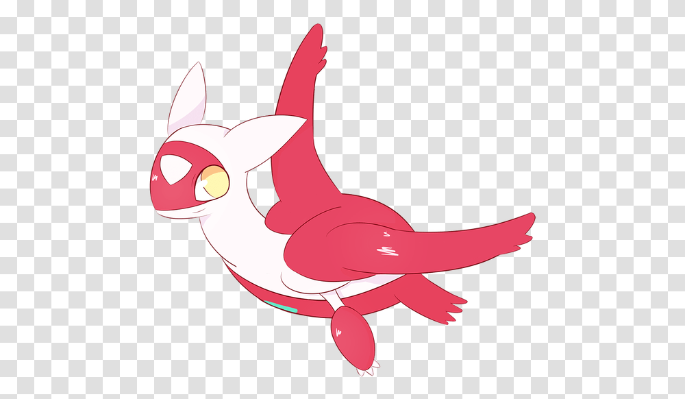 Latias Chibi Cartoon, Animal, Bird, Apparel Transparent Png