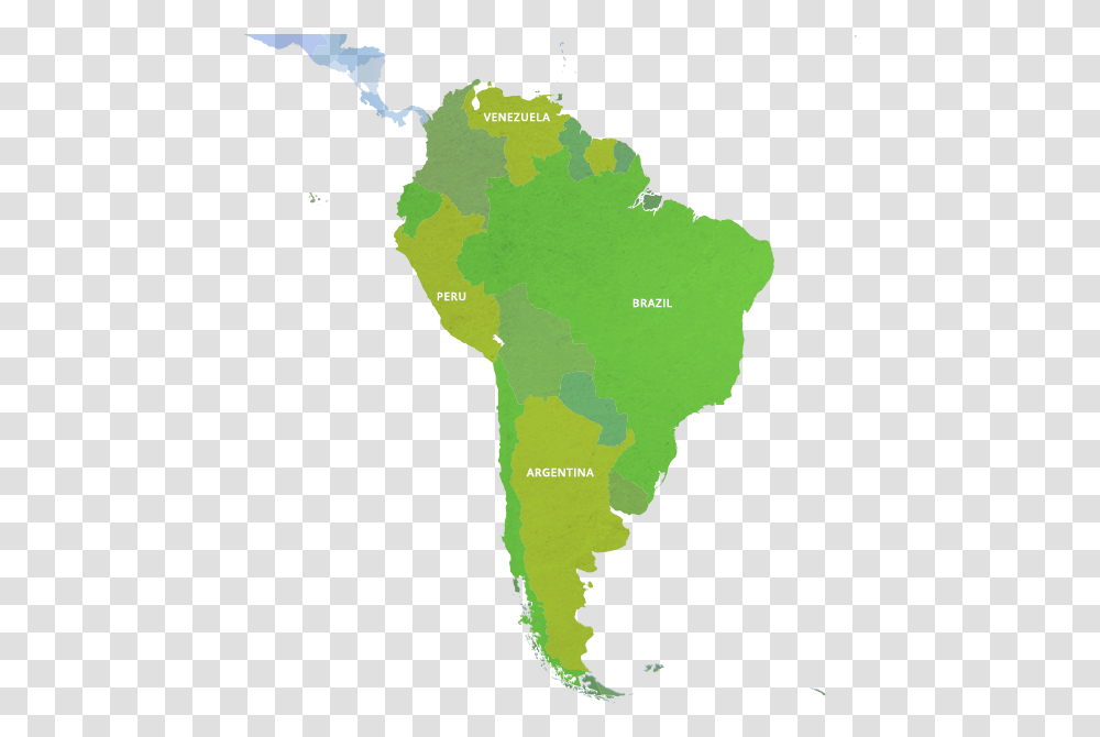 Latin America Map Download Montessori South America Continent, Diagram, Plot, Atlas, Poster Transparent Png