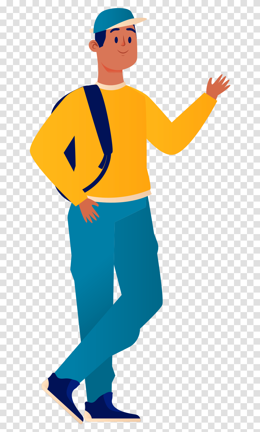Latin Boy Shaking Hands Illustration, Sleeve, Standing, Person Transparent Png