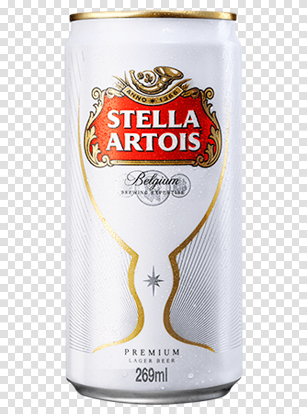 Latinha Stella Artois, Liquor, Alcohol, Beverage, Drink Transparent Png