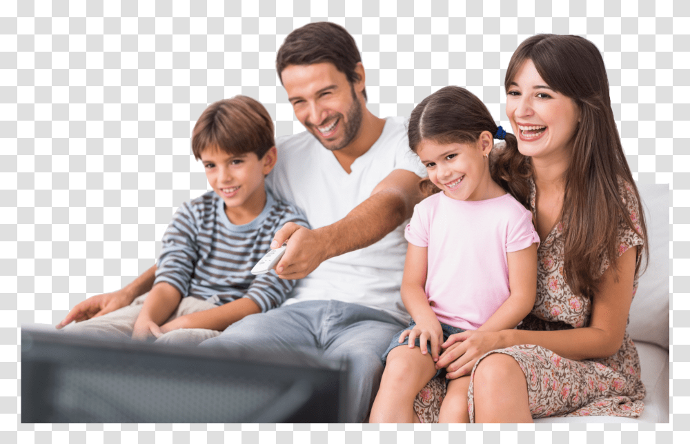 Latino Family Watching Tv, People, Person, Human Transparent Png