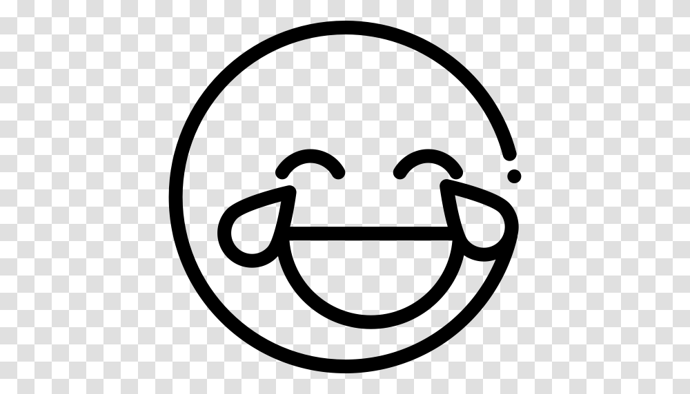 Laugh And Cry Linear Flat Icon With And Vector Format, Gray, World Of Warcraft Transparent Png