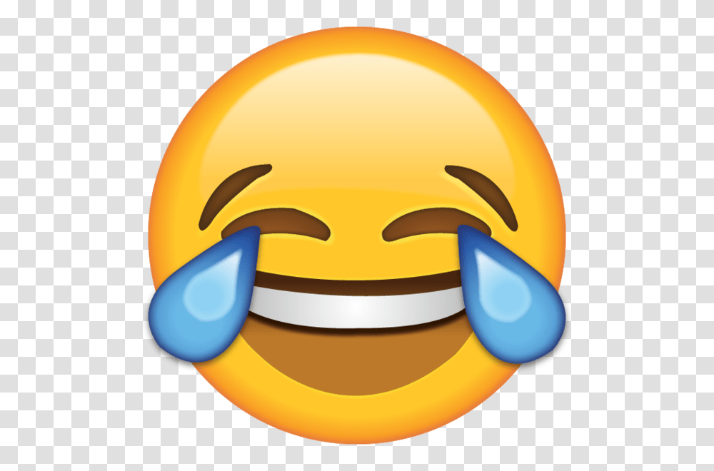 Laugh So Hard Until You Cry With This Little Emoji Guy Who Has Two, Food, Cutlery, Helmet Transparent Png