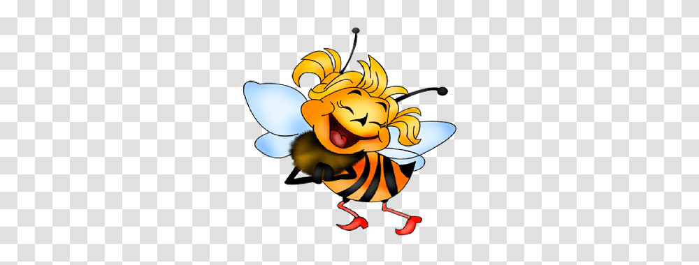 Laughing Animals Clipart Buzzerg, Insect, Invertebrate, Wasp Transparent Png
