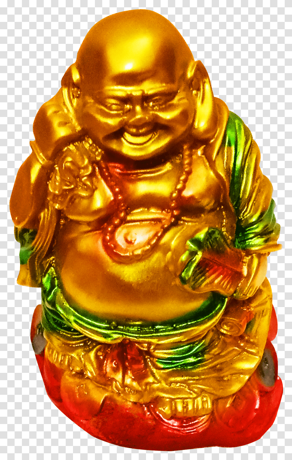 Laughing Buddha Statue Golden Color Image Vector Gautama Buddha, Worship, Temple, Architecture, Building Transparent Png