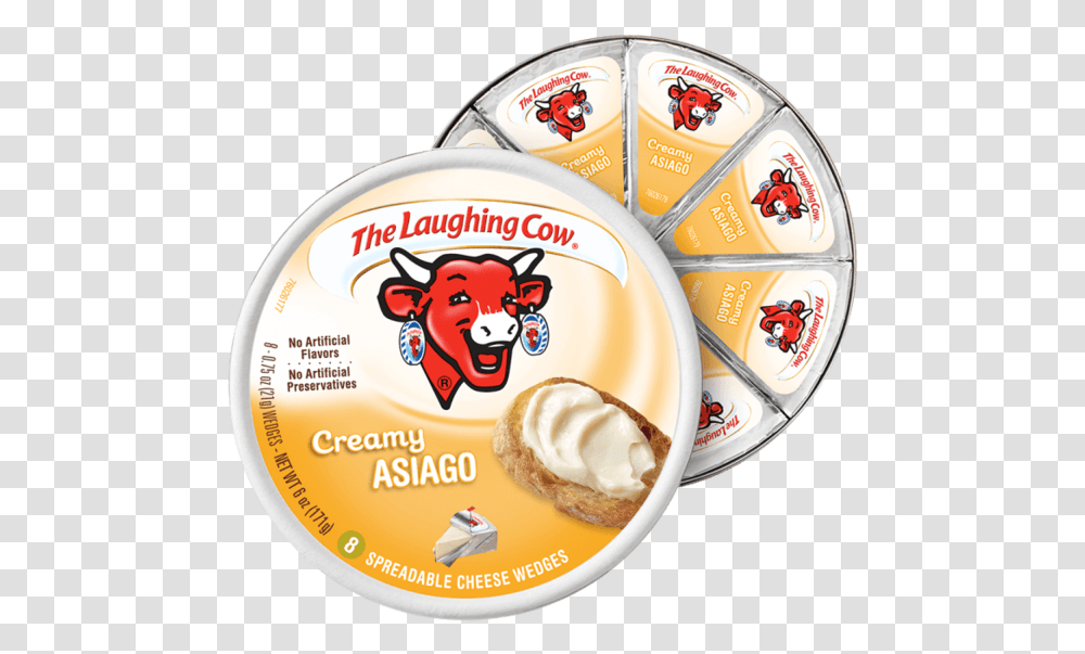 Laughing Cow Cheese And Crackers, Label, Meal, Food Transparent Png