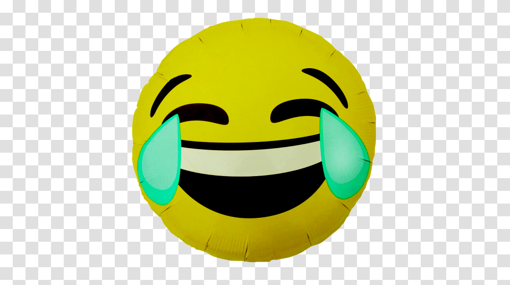 Laughing Crying Emoji Crying Laughing Emoji Sticker Patch, Tennis Ball, Sport, Sports, Inflatable Transparent Png